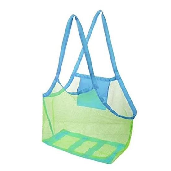 Сетчатая пляжная сумка с плечевым ремнем, большой вместимости, выдерживающая большую нагрузку, складная конструкция, сумка для хранения, органайзер для пляжных игрушек L зелёный
Сетчатая пляжная сумка с плечевым ремнем, большой вместимости, выдерживающая большую нагрузку, складная конструкция, сумка для хранения, органайзер для пляжных игрушек L зелёный