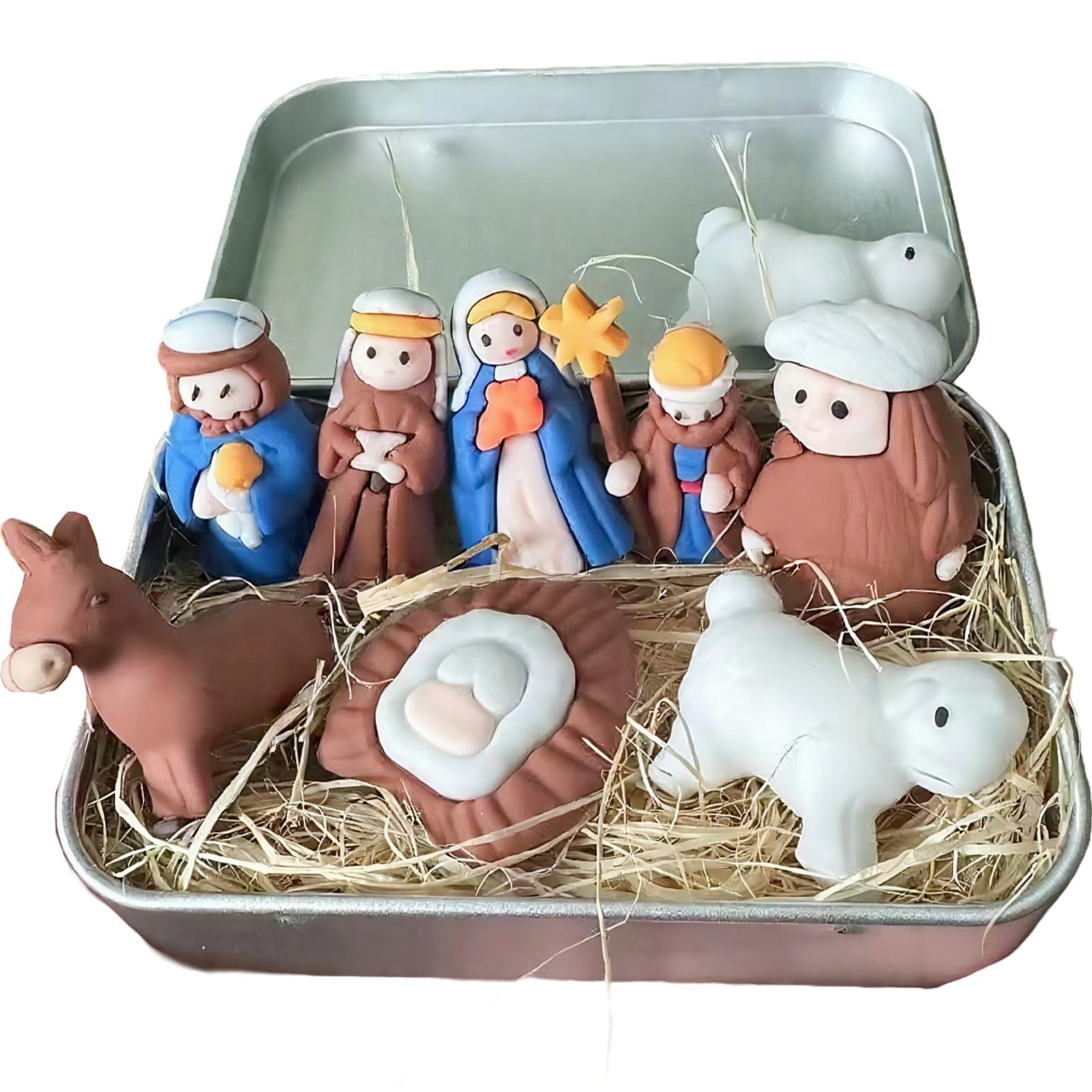 2026 Handmade Small People Nativity Set Mini Nativities Sets For Portable Christmas Gift Symbol Of Love Pocket Christmas Gift
2026 Handmade Small People Nativity Set Mini Nativities Sets For Portable Christmas Gift Symbol Of Love Pocket Christmas Gift