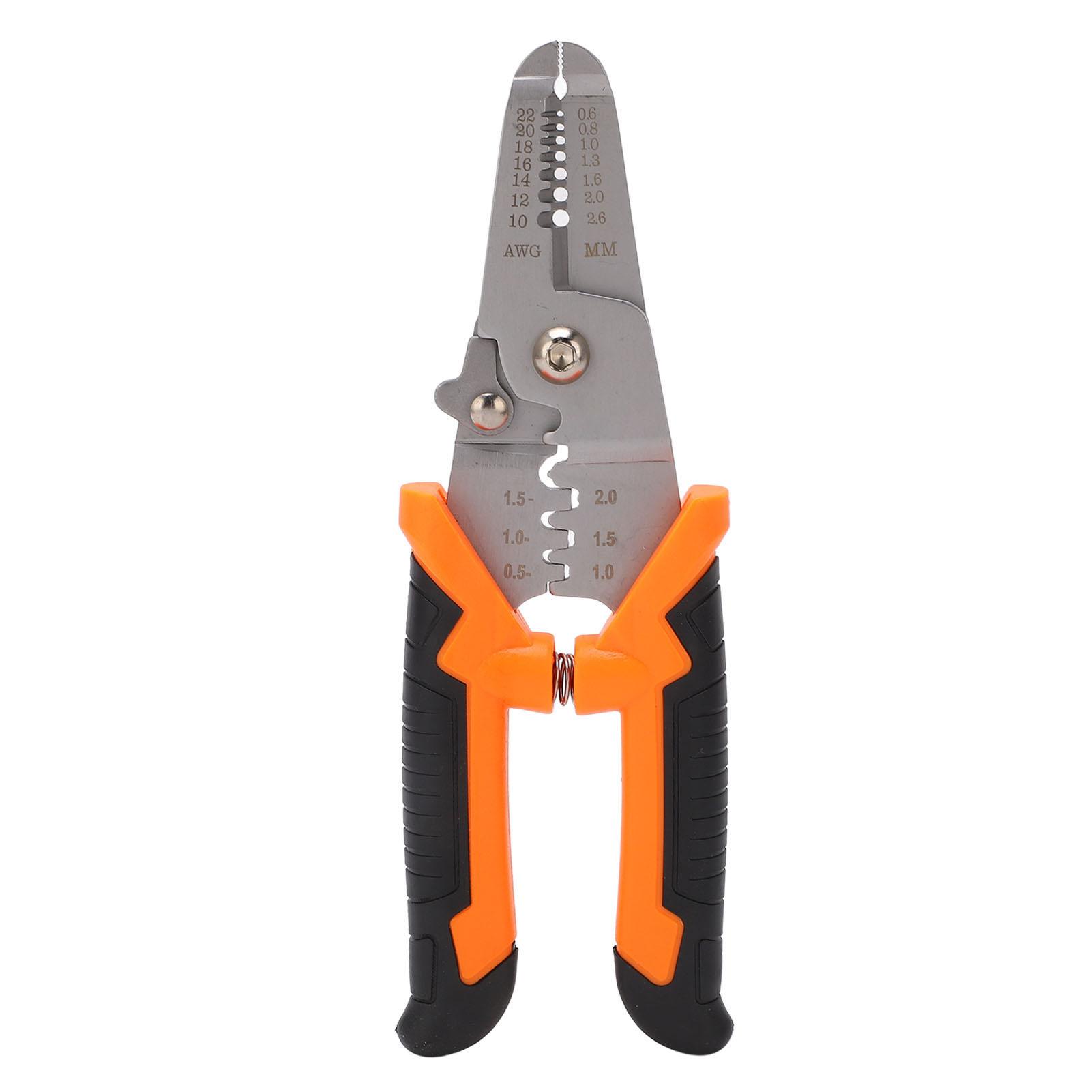 Wire Stripper Cable Cutter Stainless Steel Line Stripping Cutting Tool for Repair 1206282
Wire Stripper Cable Cutter Stainless Steel Line Stripping Cutting Tool for Repair 1206282