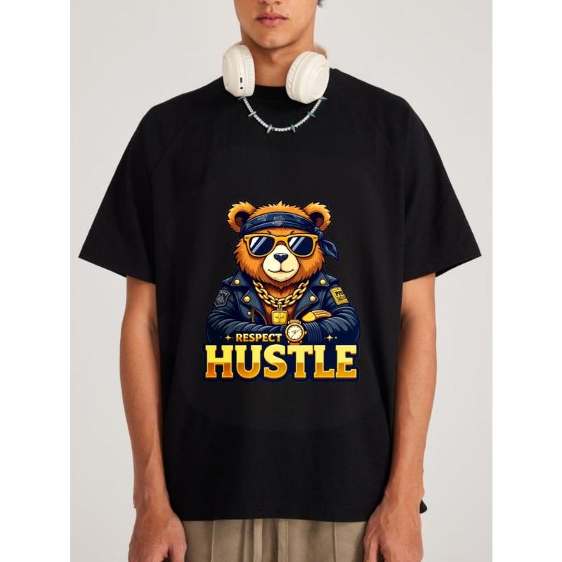 Футболка с круглым вырезом Белый медведь в солнцезащитных очках и кожаной куртке Принт Respect Hustle Повседневная уличная одежда для мужчин XXXXL чёрный
Футболка с круглым вырезом Белый медведь в солнцезащитных очках и кожаной куртке Принт Respect Hustle Повседневная уличная одежда для мужчин XXXXL чёрный