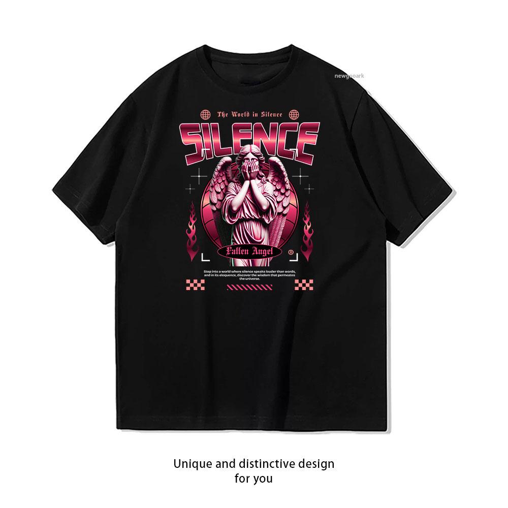 Silent Wisdom Fallen Angel cotton T shirt Unisex Adult couple streetwealtops tee Short sleev Casual 4XL
Silent Wisdom Fallen Angel cotton T shirt Unisex Adult couple streetwealtops tee Short sleev Casual 4XL