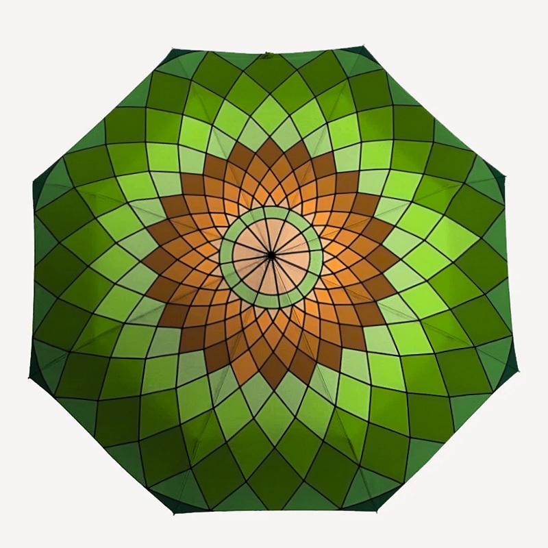 1pc Stained Glass Mandala Automatic Folding Umbrella - 8-Rib Compact Travel Umbrella Durable & Portable for Outdoor Use, Perfect Gift for Birthdays146
1pc Stained Glass Mandala Automatic Folding Umbrella - 8-Rib Compact Travel Umbrella Durable & Portable for Outdoor Use, Perfect Gift for Birthdays146