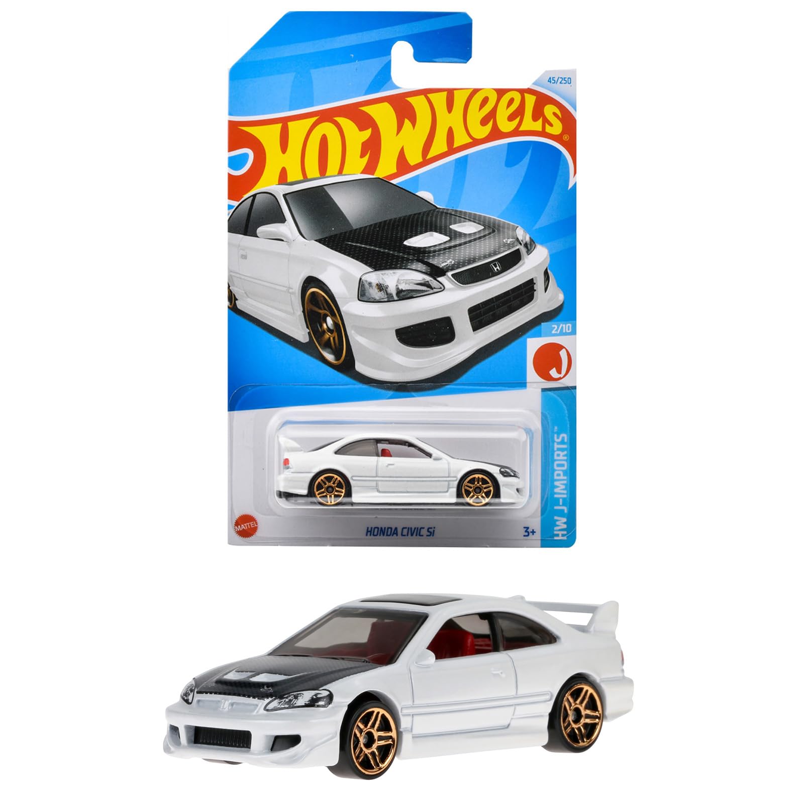 Hot Wheels Basic Car Honda Civic Si Vehicle Игрушечная мини-машина для детей от 3 лет и старше, белая HXR04
Hot Wheels Basic Car Honda Civic Si Vehicle Игрушечная мини-машина для детей от 3 лет и старше, белая HXR04