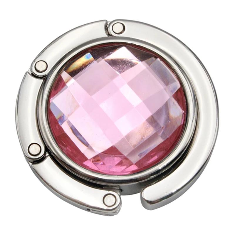 Портативный круглый акриловый крючок, крючок для студенческого стола, решетчатый кристальный держатель для сумки, складной металлический многофункциональный крючок для подарочной сумки розовый
Портативный круглый акриловый крючок, крючок для студенческого стола, решетчатый кристальный держатель для сумки, складной металлический многофункциональный крючок для подарочной сумки розовый