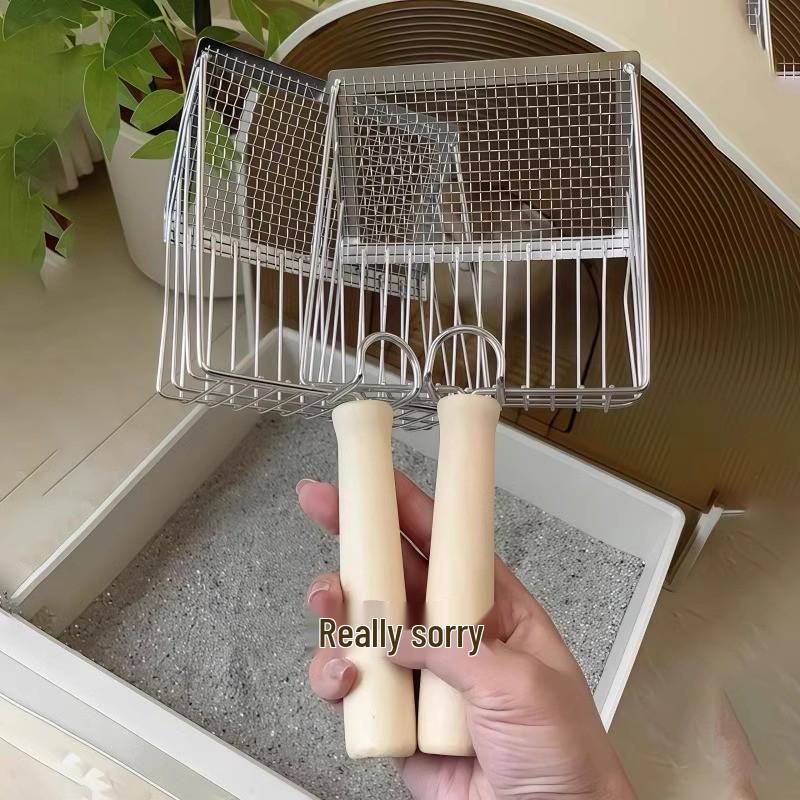 2-Pack Cat Litter Scoop: Stainless Steel Fine Mesh Combo with ¥5 Newcomer Discount
2-Pack Cat Litter Scoop: Stainless Steel Fine Mesh Combo with ¥5 Newcomer Discount