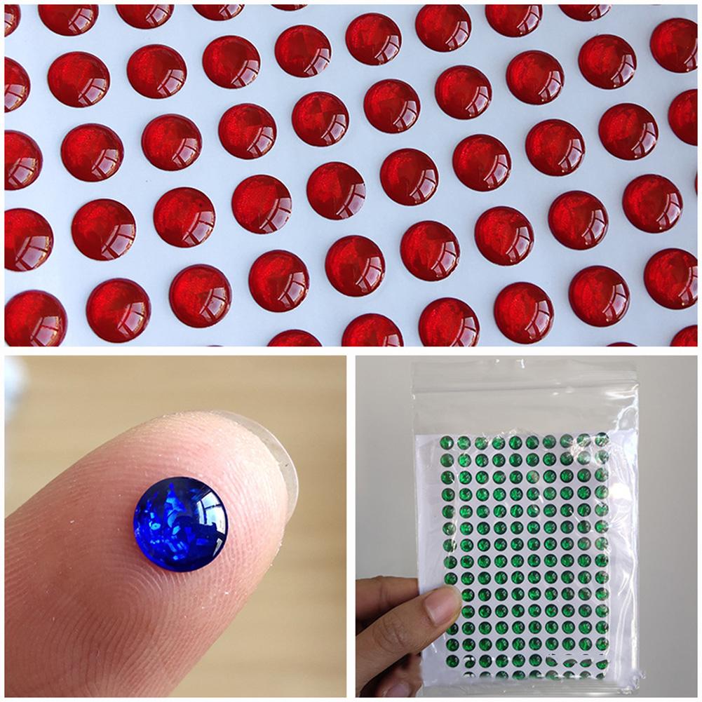 Рыболовная 3D приманка для рыбалки, приманка для глаз, бионическая приманка для привлечения рыбы, 300 шт., 3-6 мм