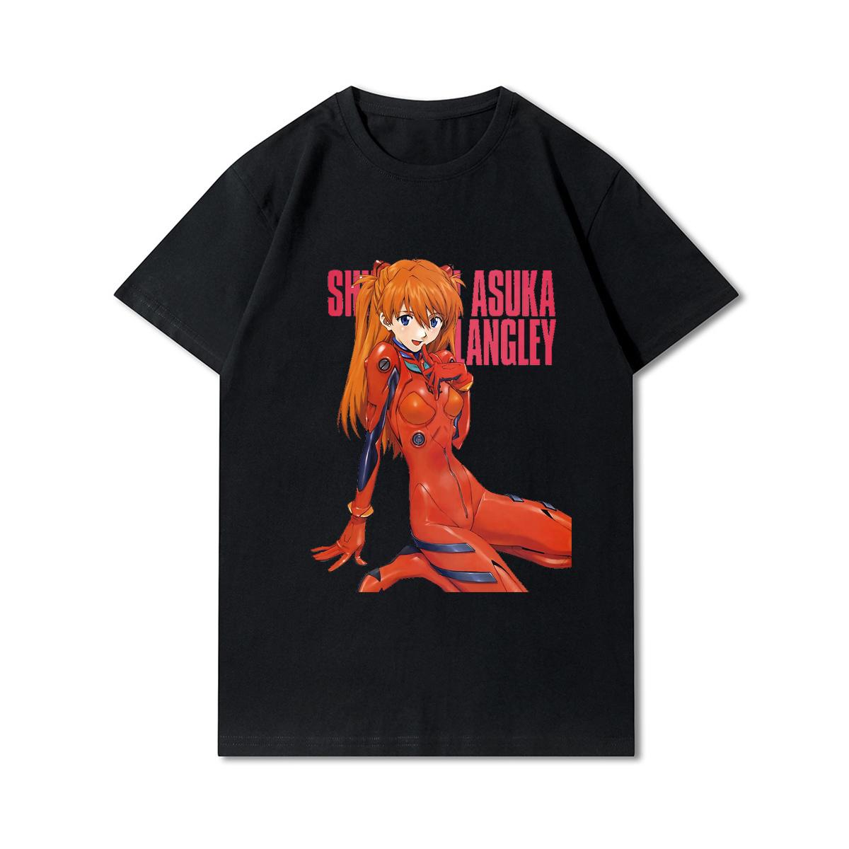 Мужские футболки с принтом «Евангелион» больших размеров, хлопковые топы с круглым вырезом, летние повседневные черные футболки в стиле аниме 3XL
Мужские футболки с принтом «Евангелион» больших размеров, хлопковые топы с круглым вырезом, летние повседневные черные футболки в стиле аниме 3XL