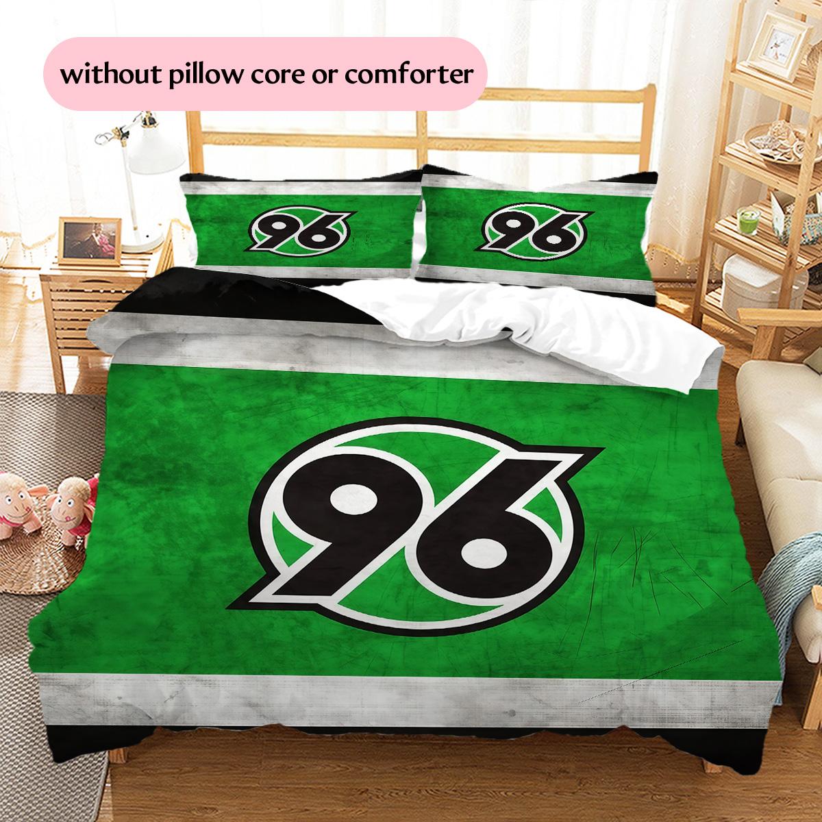 Hannover Football Club Pattern Bedding Quilt Set Home Decoration Gift (1 * duvet cover + 2 * pillowcase without core) 135x200cm
Hannover Football Club Pattern Bedding Quilt Set Home Decoration Gift (1 * duvet cover + 2 * pillowcase without core) 135x200cm