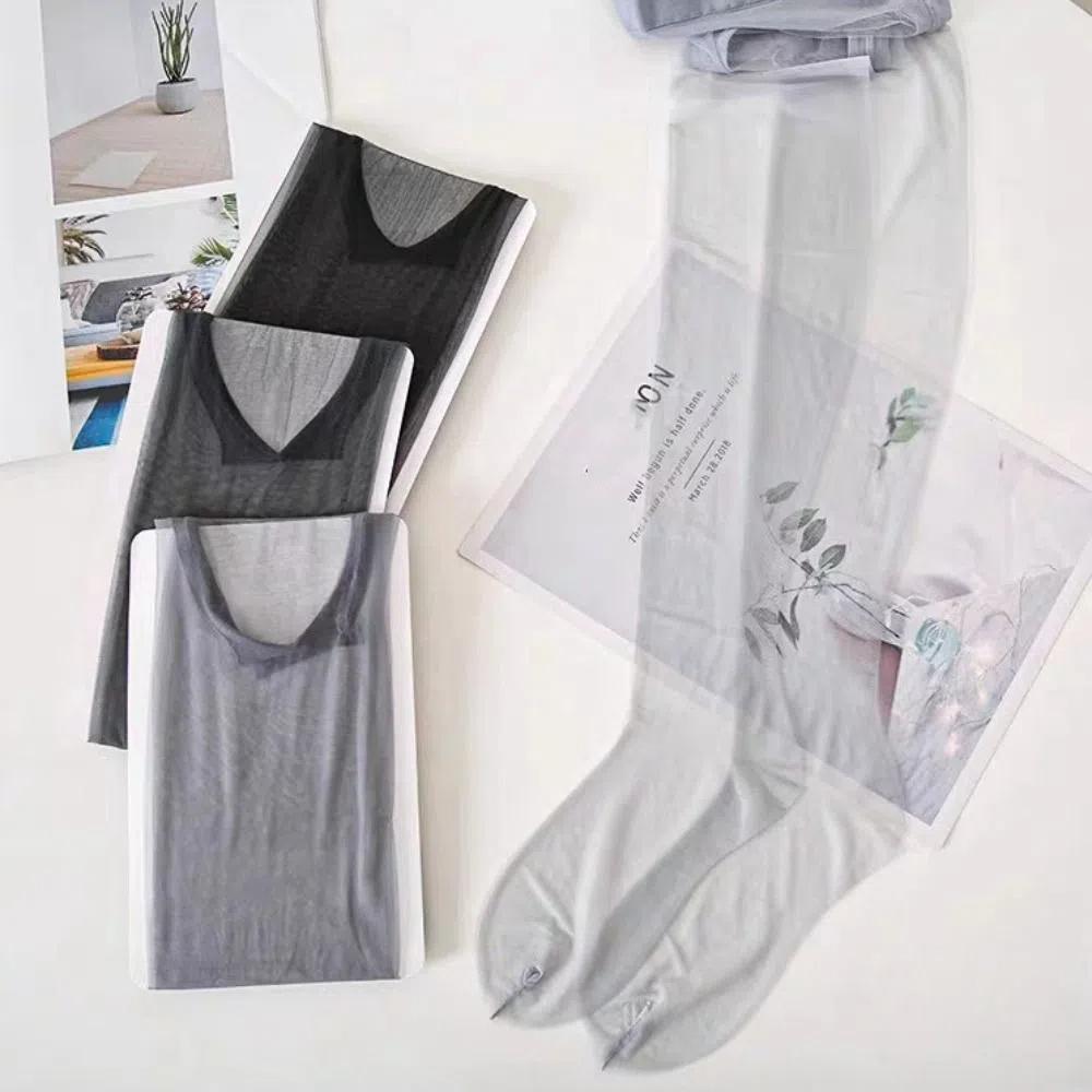 Solid Color Grey Pantyhose Mesh Ultrathin Stockings Simple Silk Stockings Sales 40-60KG-3Pairs Grey A
Solid Color Grey Pantyhose Mesh Ultrathin Stockings Simple Silk Stockings Sales 40-60KG-3Pairs Grey A