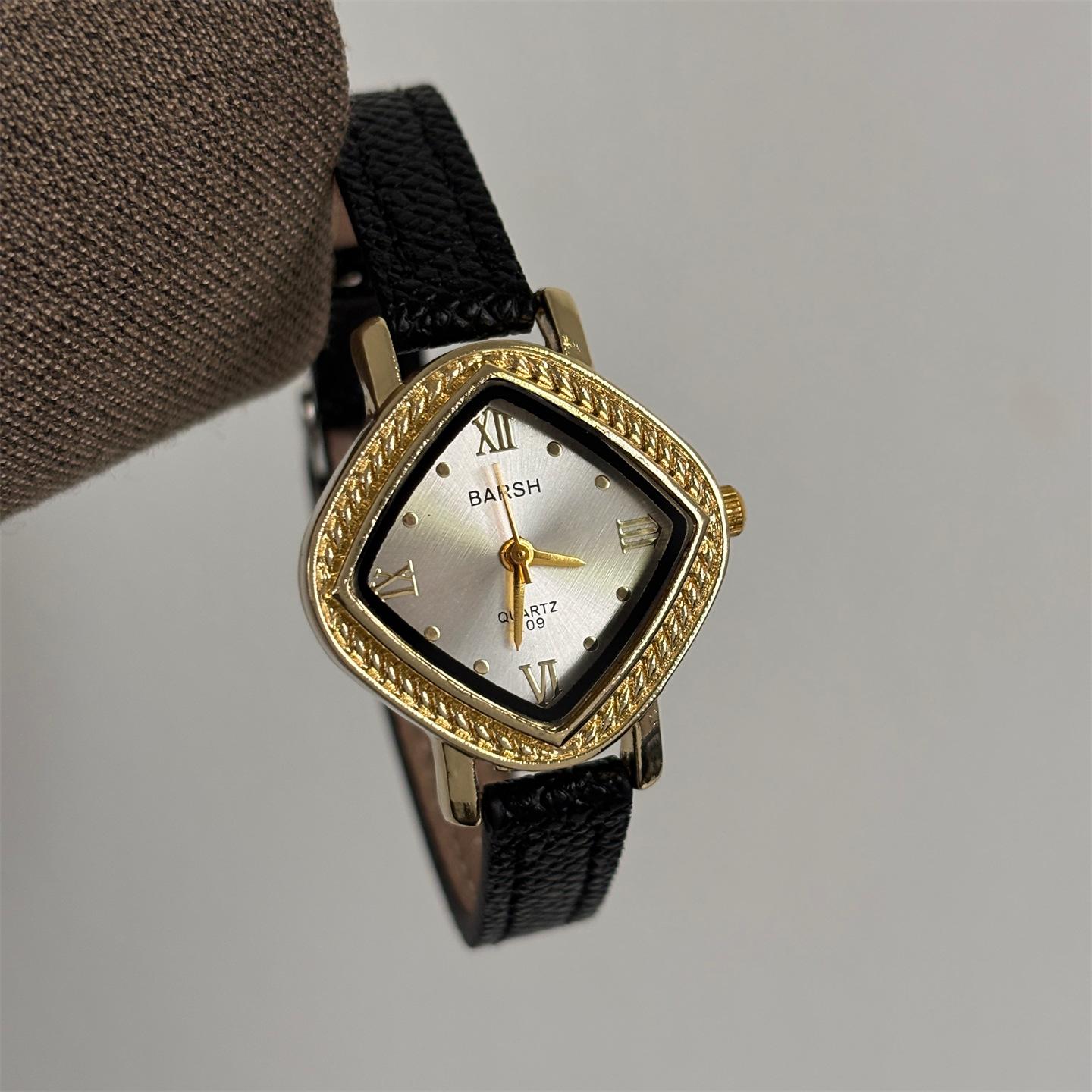 French Rhombus Quartz Watch Women S Wheat Ear Edge Women S Belt High-End Sense Medium And Antique Fine Belt Exquisite Women S Watch
French Rhombus Quartz Watch Women S Wheat Ear Edge Women S Belt High-End Sense Medium And Antique Fine Belt Exquisite Women S Watch