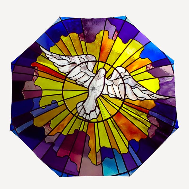 1pc Stained Glass Dove Automatic Folding Umbrella - Portable Collapsible 8-Rib Umbrella for All Seasons yy251119213
1pc Stained Glass Dove Automatic Folding Umbrella - Portable Collapsible 8-Rib Umbrella for All Seasons yy251119213