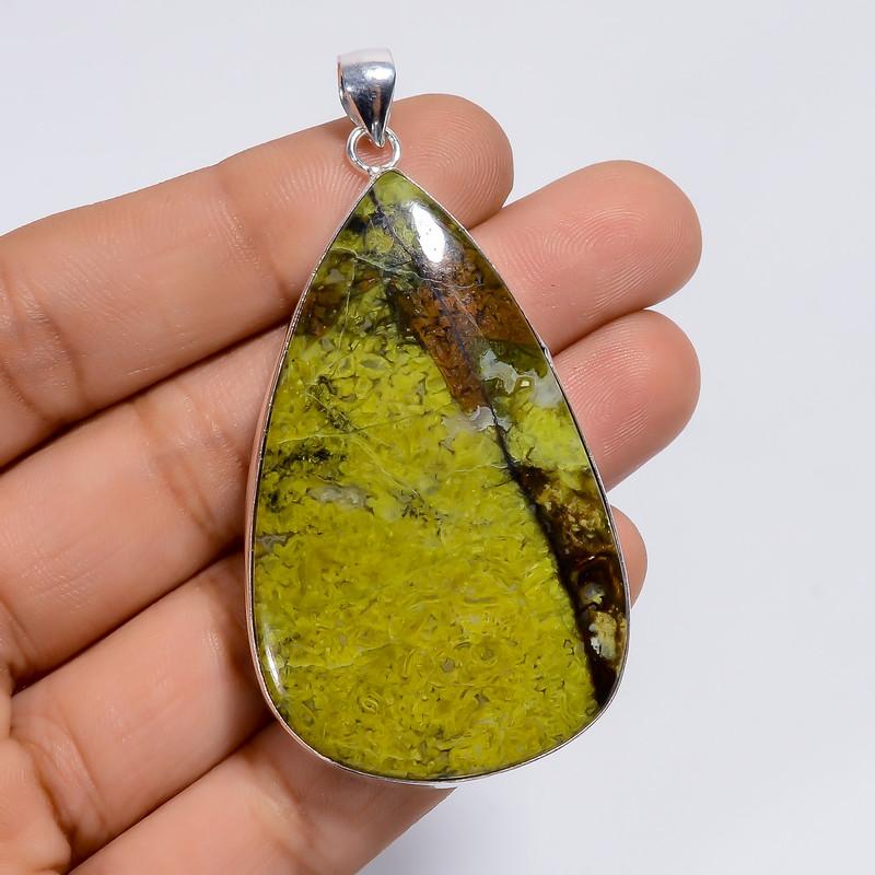 Fabulous Top Grade Qualite 100% Natural Serpentine Pear Shape Ethnic Style Handmade Jewelry 925 Steling Silver Plated Pendant 2.5 WSJ-4946 2.5
Fabulous Top Grade Qualite 100% Natural Serpentine Pear Shape Ethnic Style Handmade Jewelry 925 Steling Silver Plated Pendant 2.5 WSJ-4946 2.5