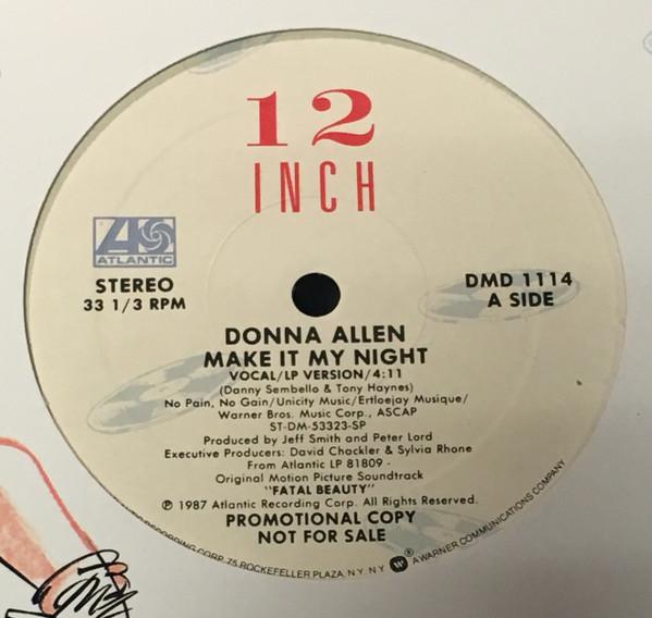 12inch Record DONNA ALLEN - Make It My Night DMD1114 Atlantic 1987 US Dance & Electronica Used
12inch Record DONNA ALLEN - Make It My Night DMD1114 Atlantic 1987 US Dance & Electronica Used