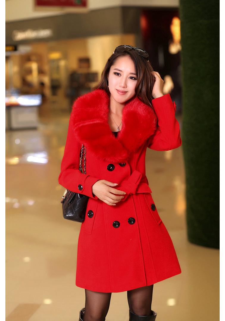 Women s Woolen Double-Breasted Coat with Fur Collar - Korean Style, Mid-Length, Multi-Color, In Stock. M червоний
Women s Woolen Double-Breasted Coat with Fur Collar - Korean Style, Mid-Length, Multi-Color, In Stock. M червоний