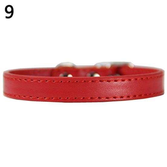 Fashion Adjustable Faux Leather Solid Color Dog Cat Puppy Neck Strap Pet Collar S красный
Fashion Adjustable Faux Leather Solid Color Dog Cat Puppy Neck Strap Pet Collar S красный
