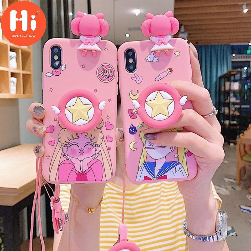 Чехол для мобильного телефона Hi для iPhone X Sailor Moon Kawaii, розовый силиконовый чехол для мобильного телефона со шнурком
Чехол для мобильного телефона Hi для iPhone X Sailor Moon Kawaii, розовый силиконовый чехол для мобильного телефона со шнурком