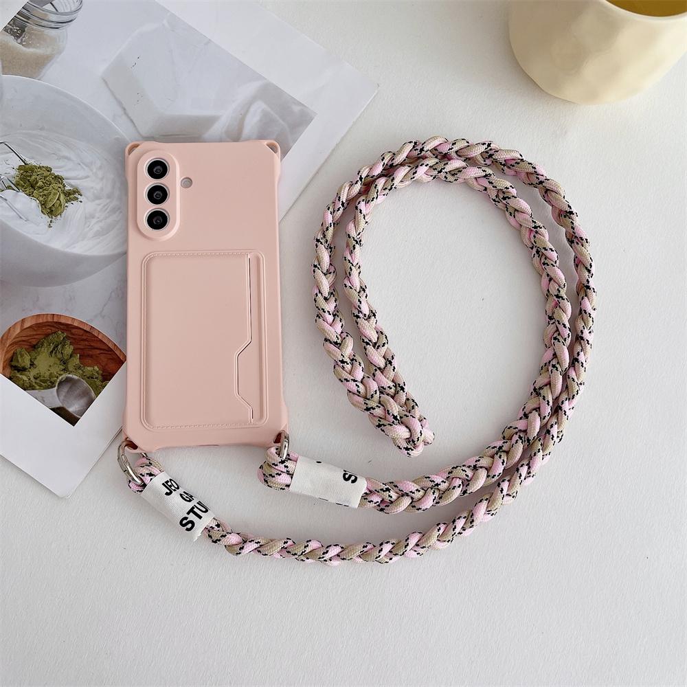 Braided Crossbody Strap Lanyard Phone Case For Samsung Galaxy S26 S25 S24 S23 S21 FE Plus S22 Ultra Edge Card Bag Silicone Cover Galaxy S23
Braided Crossbody Strap Lanyard Phone Case For Samsung Galaxy S26 S25 S24 S23 S21 FE Plus S22 Ultra Edge Card Bag Silicone Cover Galaxy S23