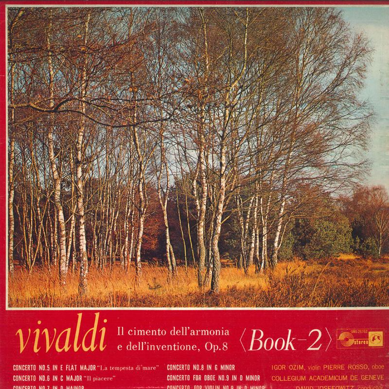 LP Record IGOR OZIM(VIOLIN)/PIERRE ROSSO(OBOE - Vivaldi/Il Cimento Dell armonia E D SMS26762 CONCERTHALLSOCI Japan Classical Used
LP Record IGOR OZIM(VIOLIN)/PIERRE ROSSO(OBOE - Vivaldi/Il Cimento Dell armonia E D SMS26762 CONCERTHALLSOCI Japan Classical Used