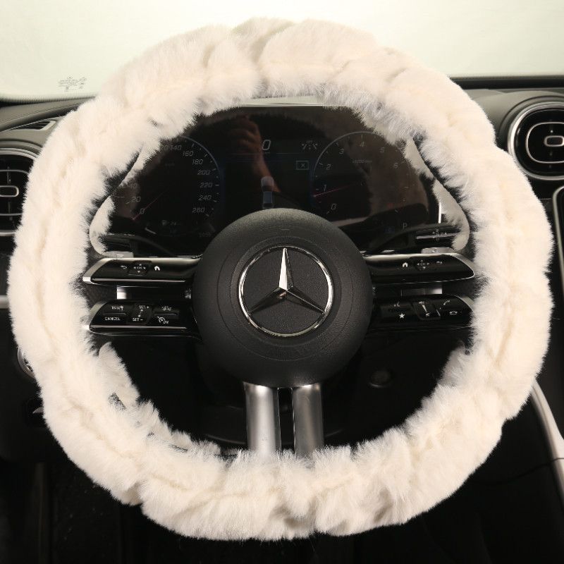 Car Steering Wheel Cover Winter Plush Women s High-End New Creative Trendy Cute Wear-Resistant D-Shaped Steering Wheel Cover Interwoven Velvet Steering Wheel Cover Round Type
Car Steering Wheel Cover Winter Plush Women s High-End New Creative Trendy Cute Wear-Resistant D-Shaped Steering Wheel Cover Interwoven Velvet Steering Wheel Cover Round Type