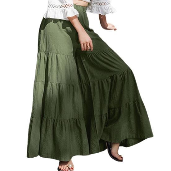 Моющиеся брюки, юбка, стильная эластичная талия, приятная для кожи женская широкая многослойная юбка с брюками 2XL зелёный
Моющиеся брюки, юбка, стильная эластичная талия, приятная для кожи женская широкая многослойная юбка с брюками 2XL зелёный