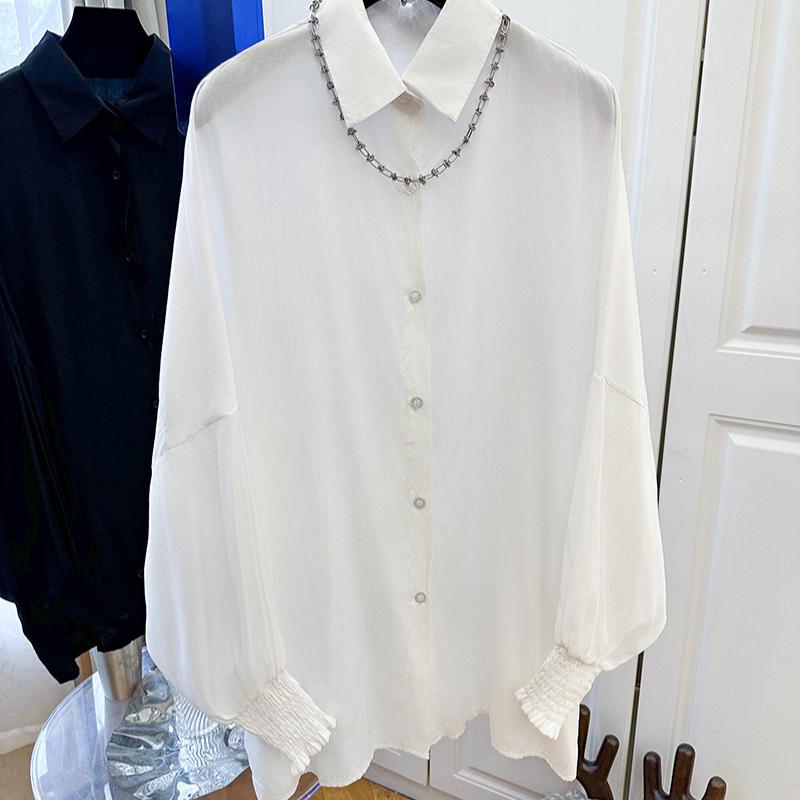 New Large-sized Autumn Thin Shirt Jacket for Women M білий
New Large-sized Autumn Thin Shirt Jacket for Women M білий