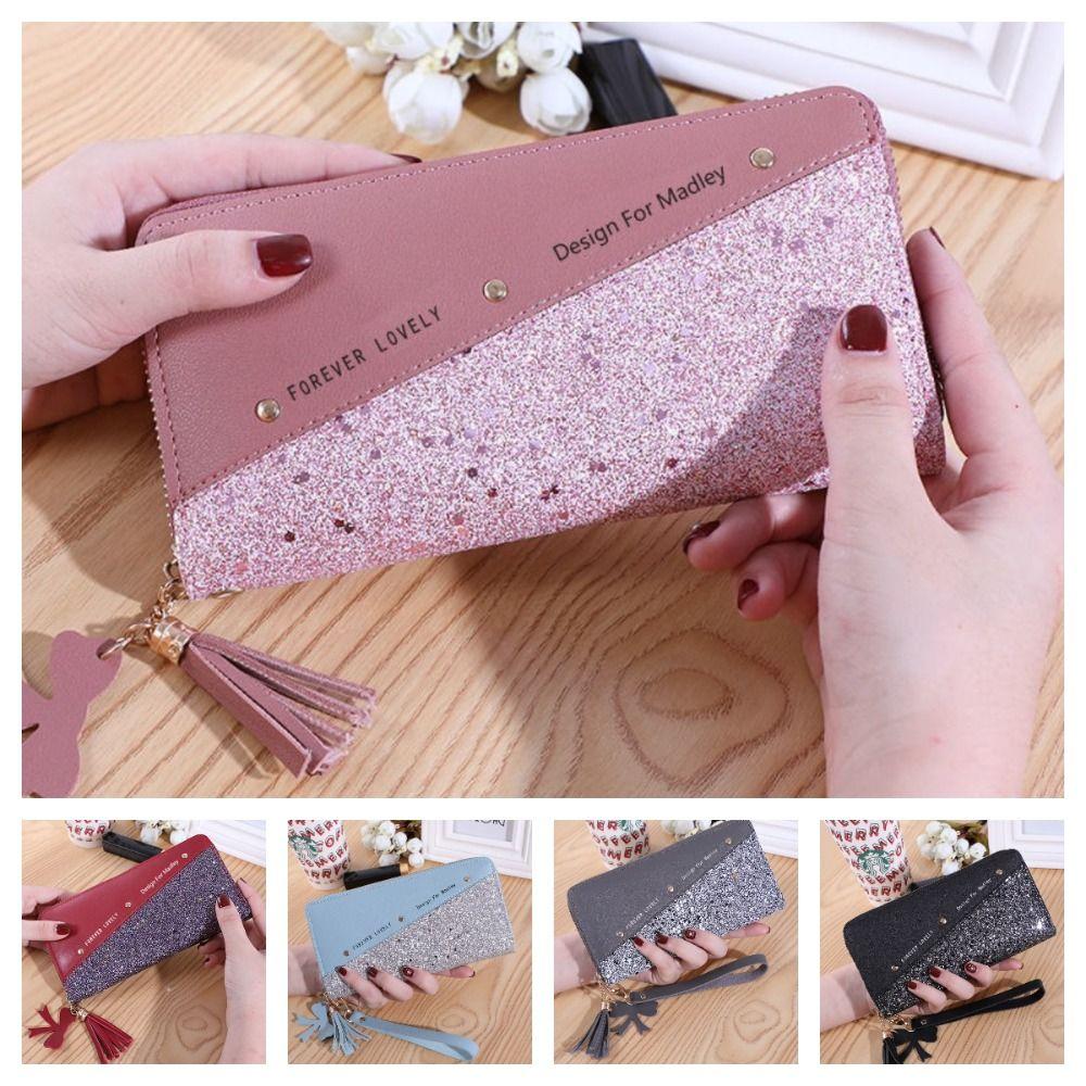 PU Leather Women Long Purse Shiny Square Card Bag Causal Woman Clutch Wallet Travel рожевий
PU Leather Women Long Purse Shiny Square Card Bag Causal Woman Clutch Wallet Travel рожевий