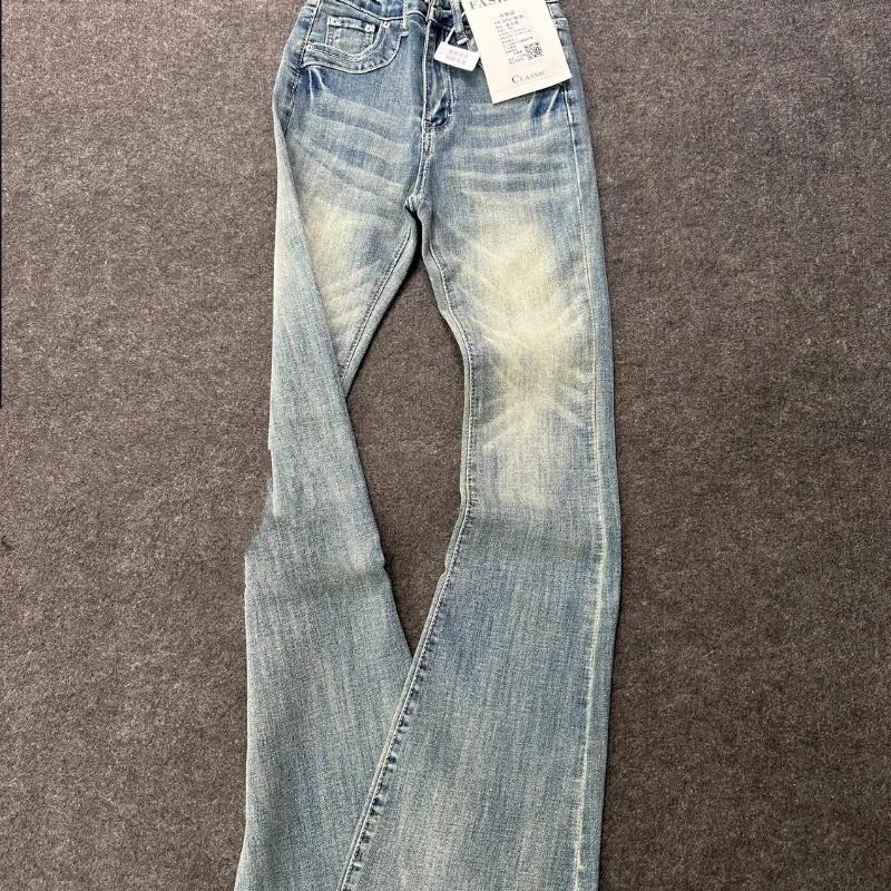 Spring Autumn Vintage Washed Micro Flared Jeans Women s Clothing High Waist Elasticity Making Them Look Slimmer Pants S синій
Spring Autumn Vintage Washed Micro Flared Jeans Women s Clothing High Waist Elasticity Making Them Look Slimmer Pants S синій