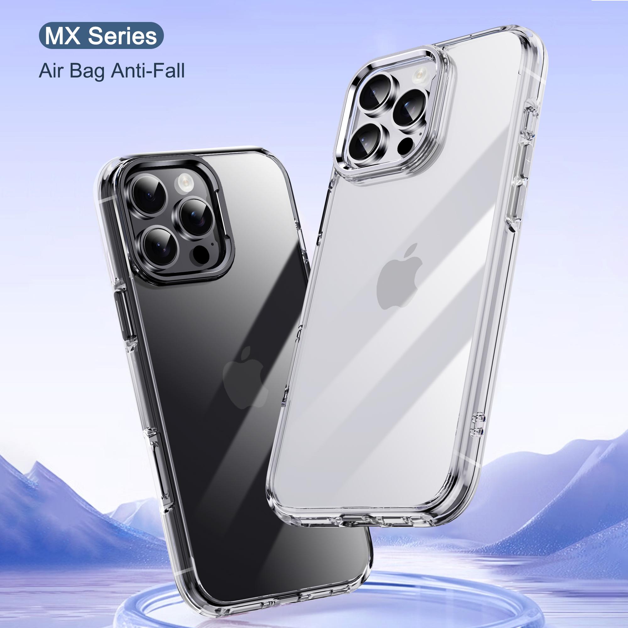 IPAKY For iPhone 16 Pro Max Clear Case Metal Lens Frame Shockproof TPU Phone Cover Gold
IPAKY For iPhone 16 Pro Max Clear Case Metal Lens Frame Shockproof TPU Phone Cover Gold