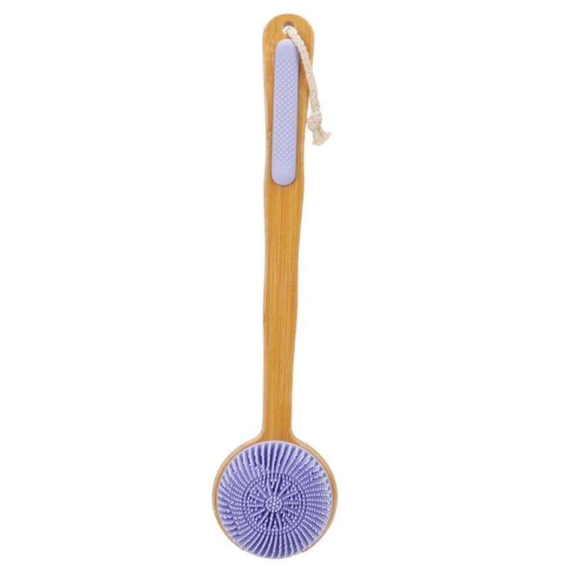 Deeply Cleaning Bath Brush Featuring Silicone Flocking Bristles And Wood Handle Back Scrubber For Pores Purification фиолетовый
Deeply Cleaning Bath Brush Featuring Silicone Flocking Bristles And Wood Handle Back Scrubber For Pores Purification фиолетовый