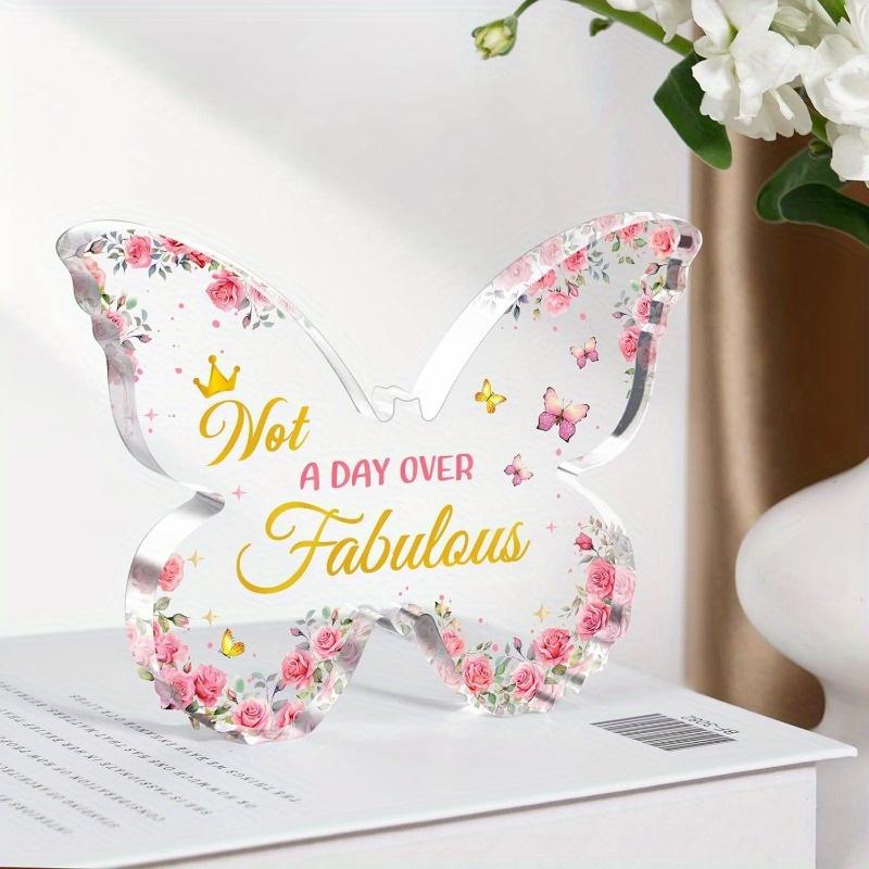 LUNEKKH Butterfly Plaque - Pink Floral Birthday Gift for Women & Sisters чистый
LUNEKKH Butterfly Plaque - Pink Floral Birthday Gift for Women & Sisters чистый