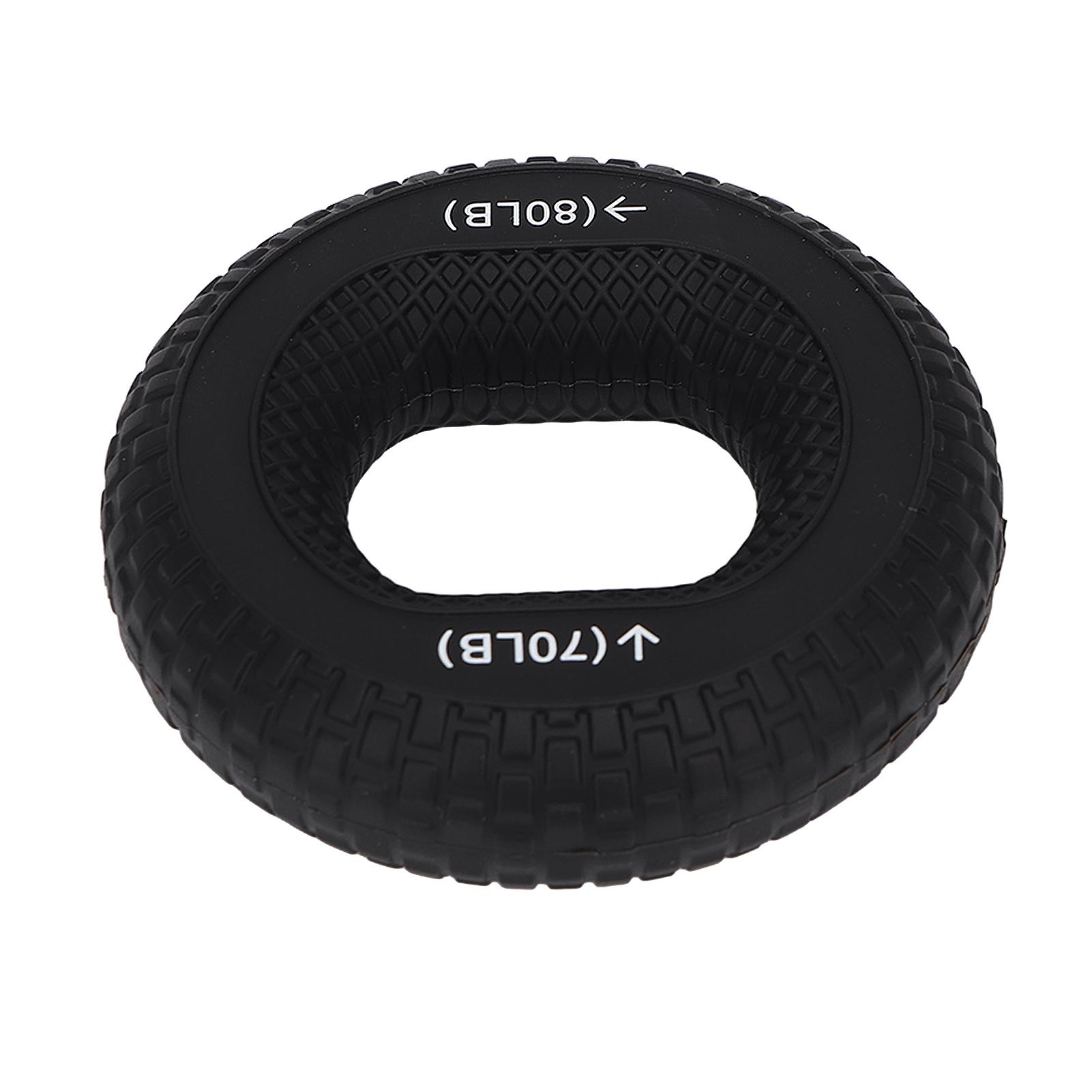 Hand Grip Strengthener Soft Silicone Black 70 to 80LB Portable Tire Texture Forearm Finger Exerciser Ring
Hand Grip Strengthener Soft Silicone Black 70 to 80LB Portable Tire Texture Forearm Finger Exerciser Ring