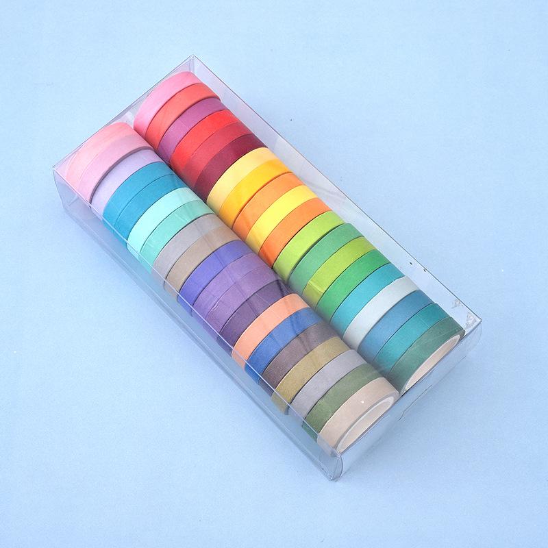 40-Color Rainbow Washi Tape Set for Cross-Border Trade
40-Color Rainbow Washi Tape Set for Cross-Border Trade