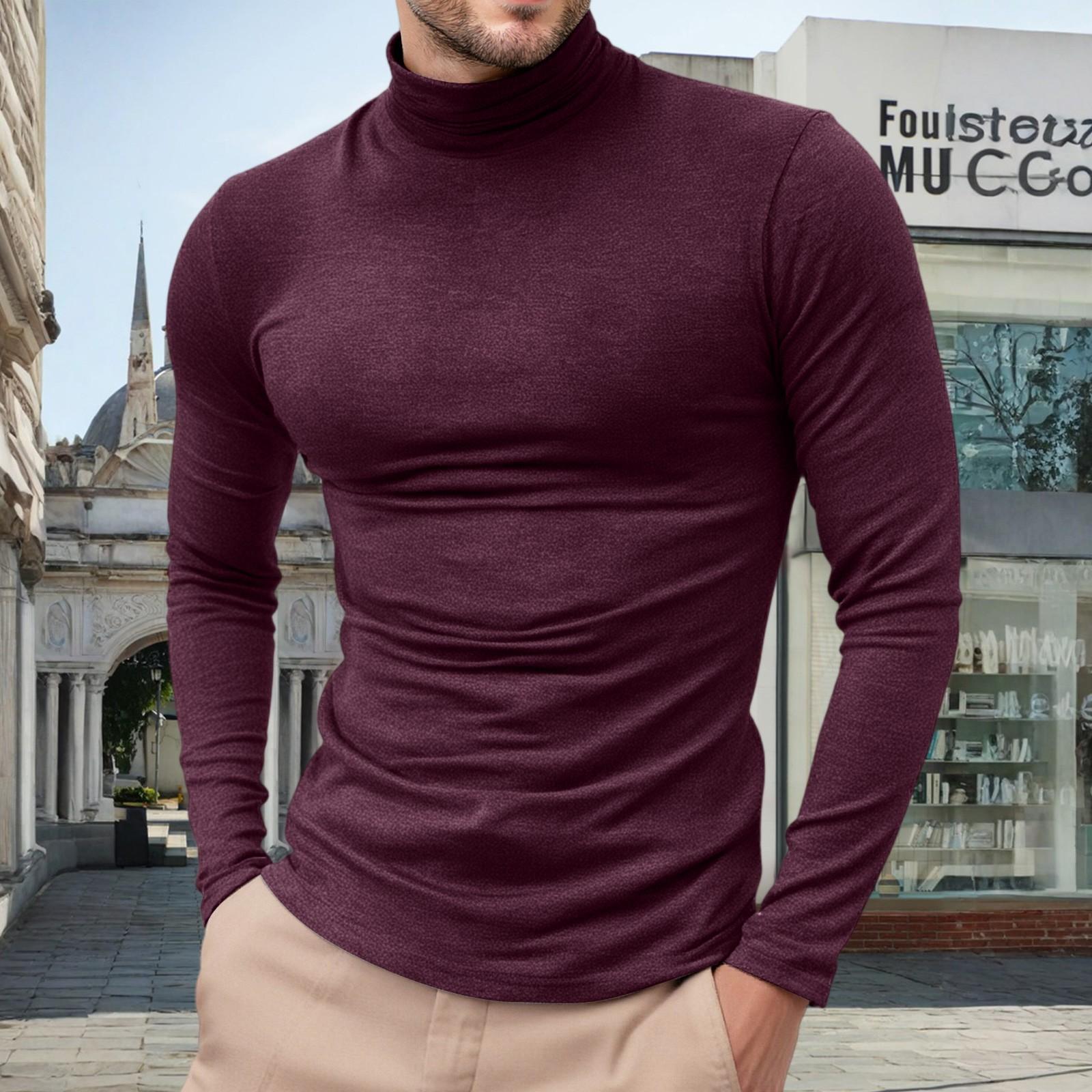 Mens Lightweight Slim Fit Turtleneck Pullover Casual Long Sleeve XXL кавовий
Mens Lightweight Slim Fit Turtleneck Pullover Casual Long Sleeve XXL кавовий