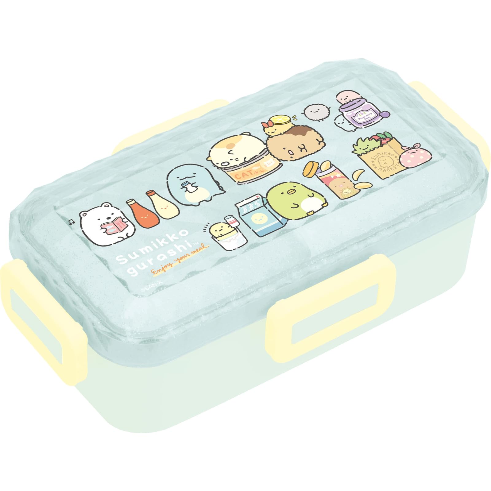 Sumikkogurashi lock fluffy lunch box KA27401 H90 x W170 x D60mm San-X 4-point (diamond cut)
Sumikkogurashi lock fluffy lunch box KA27401 H90 x W170 x D60mm San-X 4-point (diamond cut)