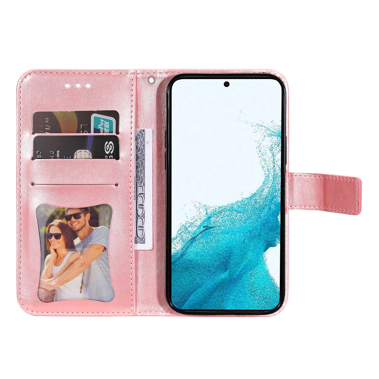 For Samsung Galaxy S23 Case Floral Pattern PU Leather Wallet Stand Phone Cover Rose Gold
For Samsung Galaxy S23 Case Floral Pattern PU Leather Wallet Stand Phone Cover Rose Gold