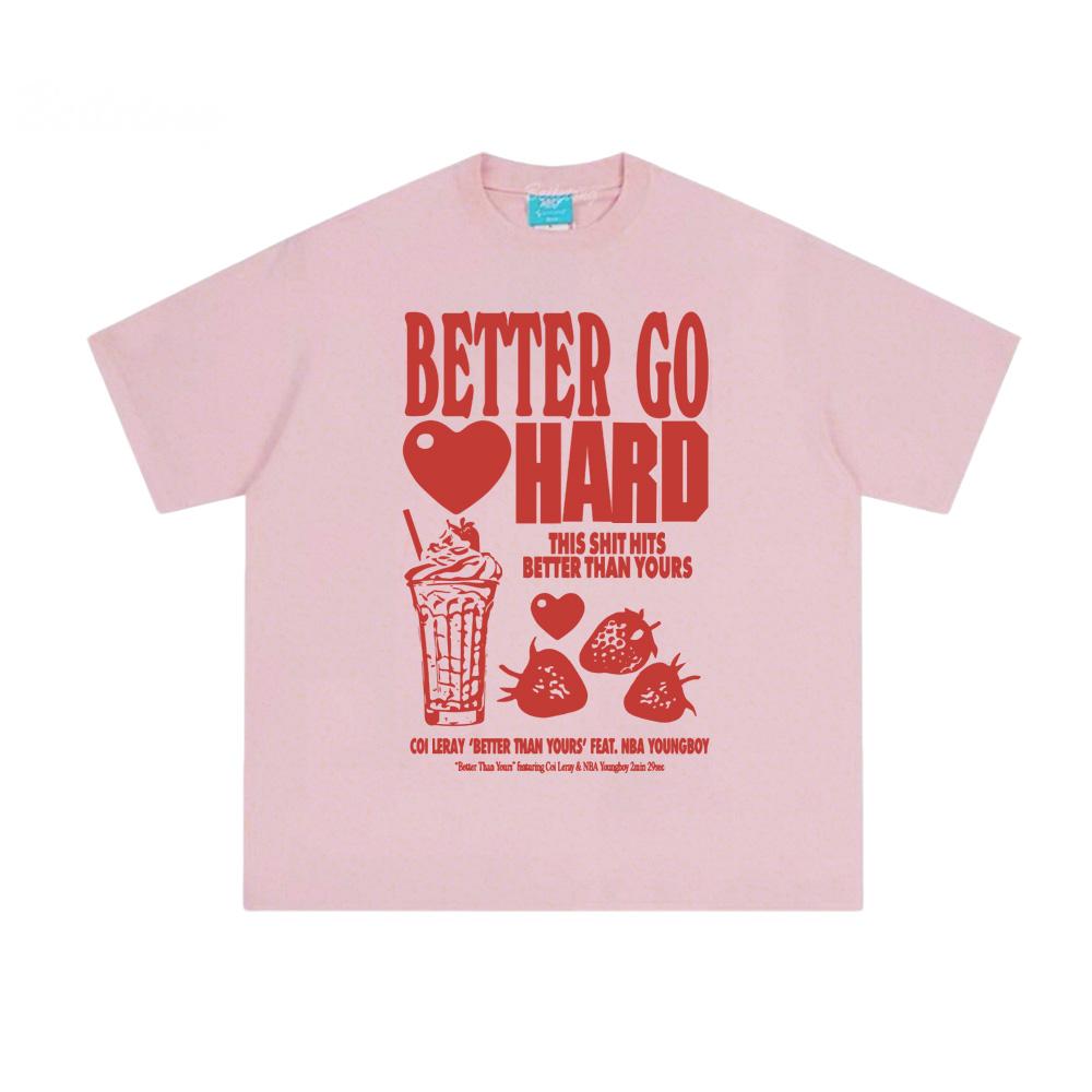 BETTER GO HARD TEE Coi Leray T-SHIRT Men Women 100% Cotton TOPS 2026 Summer Graphic Printing Children Unisex Shirts XXL
BETTER GO HARD TEE Coi Leray T-SHIRT Men Women 100% Cotton TOPS 2026 Summer Graphic Printing Children Unisex Shirts XXL