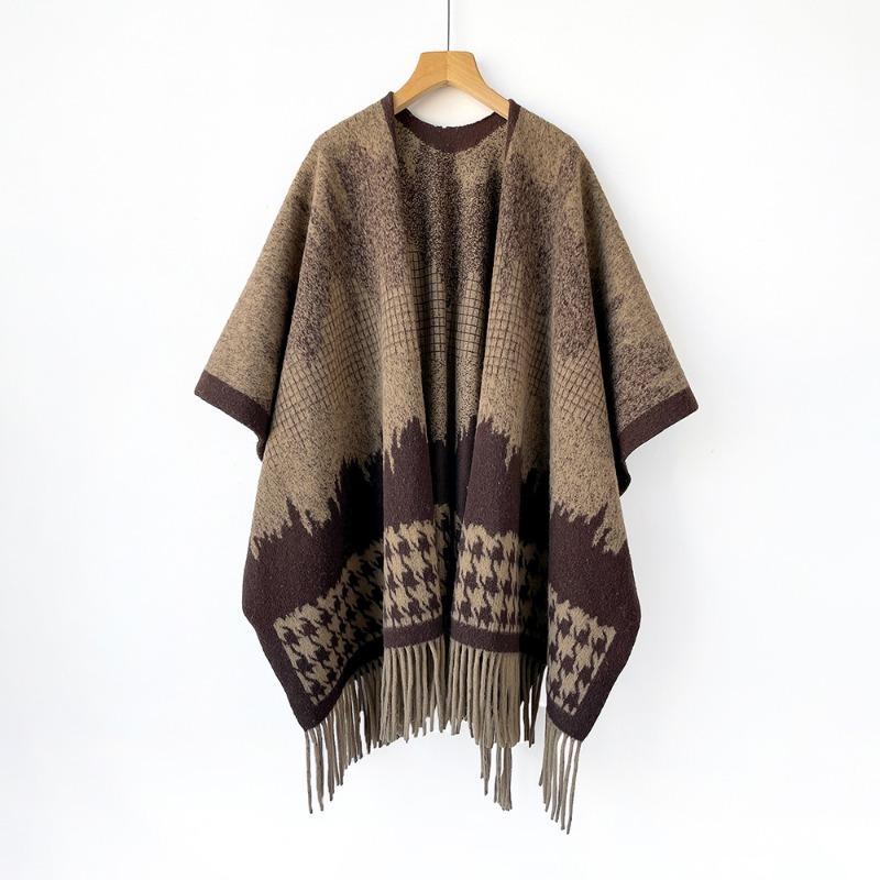 Постепенное изменение утолщенная теплая накидка шаль женская зимняя новая шаль с кисточкой универсальный кейп 178*114cm
Постепенное изменение утолщенная теплая накидка шаль женская зимняя новая шаль с кисточкой универсальный кейп 178*114cm