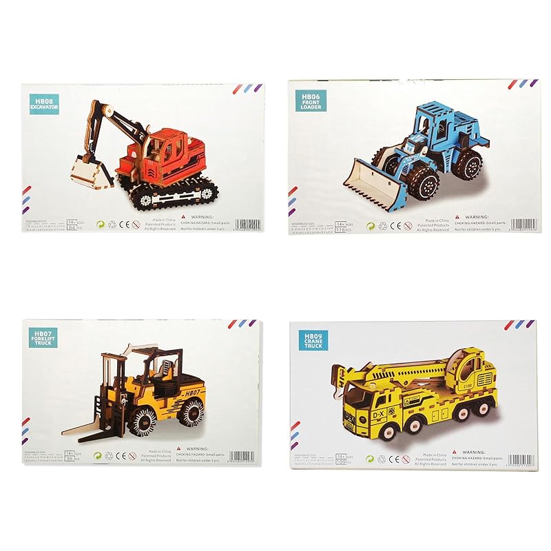 working car 3d wooden puzzle 3D puzzle wood puzzle DIY assembly figure plastic model All 4 types set (excavator car bulldozer crane truck forklift)
working car 3d wooden puzzle 3D puzzle wood puzzle DIY assembly figure plastic model All 4 types set (excavator car bulldozer crane truck forklift)