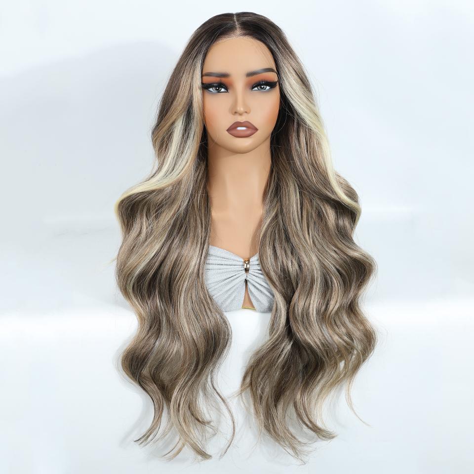 FREEDOM Synthetic Lace Front Wigs For Woman Long Body Wave Wear and Go Glueless Wig Ombre Brown 6x4 Pre Plucked Pre Cut Lace Wig (as the picture,28inches)
FREEDOM Synthetic Lace Front Wigs For Woman Long Body Wave Wear and Go Glueless Wig Ombre Brown 6x4 Pre Plucked Pre Cut Lace Wig (as the picture,28inches)