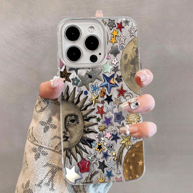 Sun Flower INS Phone Case For iPhone 16 15 14 13 12 11 Pro Max 16E XS XR 7 8 Plus SE2 Starry Sky Pattern Cover Shockproof Cover For iPhone 16E
Sun Flower INS Phone Case For iPhone 16 15 14 13 12 11 Pro Max 16E XS XR 7 8 Plus SE2 Starry Sky Pattern Cover Shockproof Cover For iPhone 16E