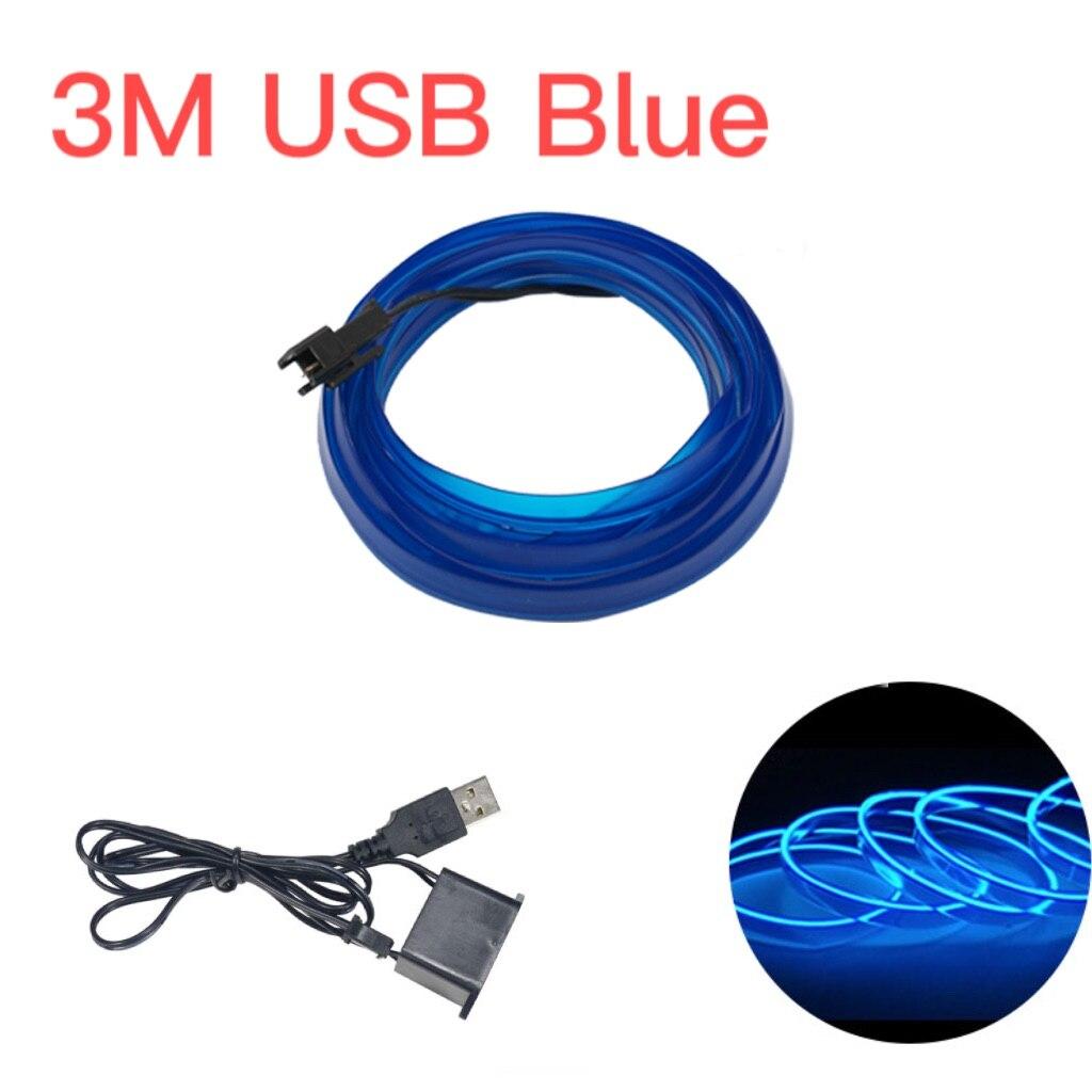 3M Синий Светодиодный Свет для Украшения Салона Автомобиля EL Проводка Неоновая Лента Для Авто DIY Гибкий Подсветка Салона с USB
3M Синий Светодиодный Свет для Украшения Салона Автомобиля EL Проводка Неоновая Лента Для Авто DIY Гибкий Подсветка Салона с USB