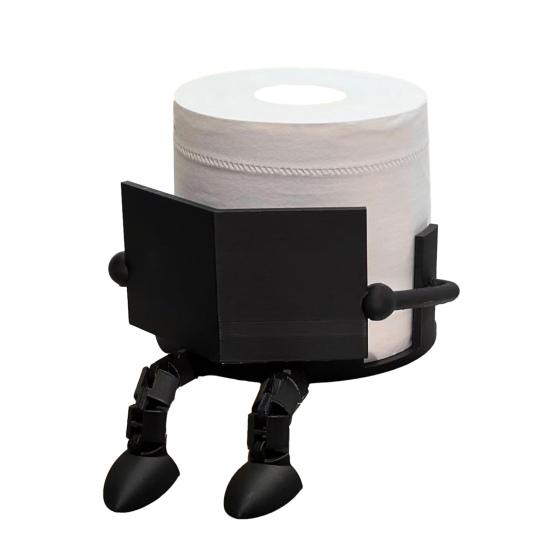 Тримач для туалетного паперу Читаючий друг 3D-друк Настійний тримач для рулонів туалетного паперу Смішний друг Диспенсер для рулонів у ванну кімнату з рухомими ніжками для дому та офісу A чорний
Тримач для туалетного паперу Читаючий друг 3D-друк Настійний тримач для рулонів туалетного паперу Смішний друг Диспенсер для рулонів у ванну кімнату з рухомими ніжками для дому та офісу A чорний