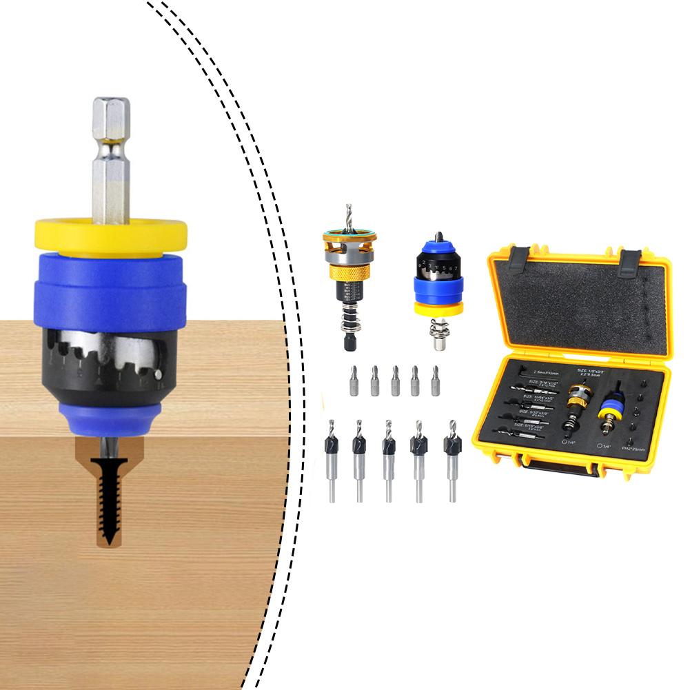 Adjustable Depth Bit Counterbore Drill Adjustable Depth Stop Quick Adjustment Mechanism Rotating Depth Adjustment Ring China Mainland
Adjustable Depth Bit Counterbore Drill Adjustable Depth Stop Quick Adjustment Mechanism Rotating Depth Adjustment Ring China Mainland