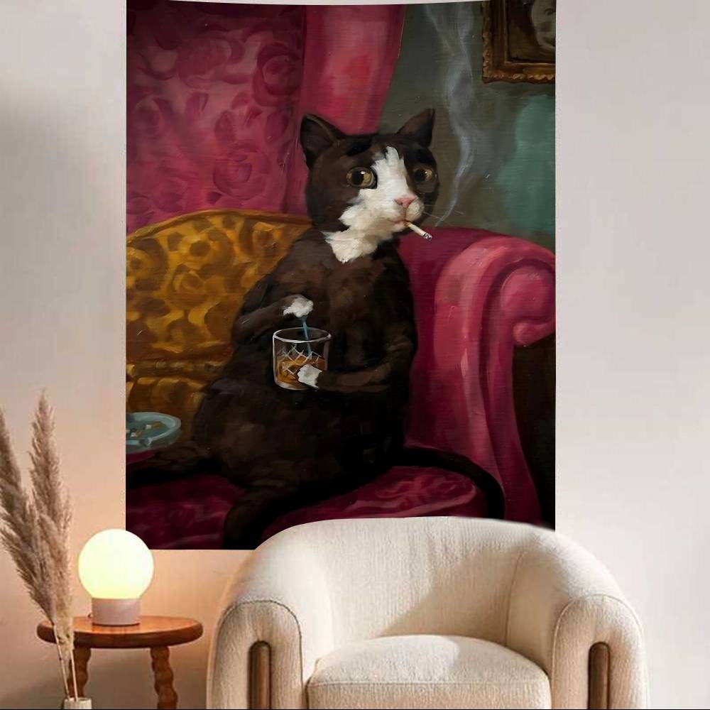 Vintage Fun Puppy Kitten DIY Wall Tapestry For Living Room Home Dorm Decor Wall Art Decor 74x94cm(29x37in)
Vintage Fun Puppy Kitten DIY Wall Tapestry For Living Room Home Dorm Decor Wall Art Decor 74x94cm(29x37in)