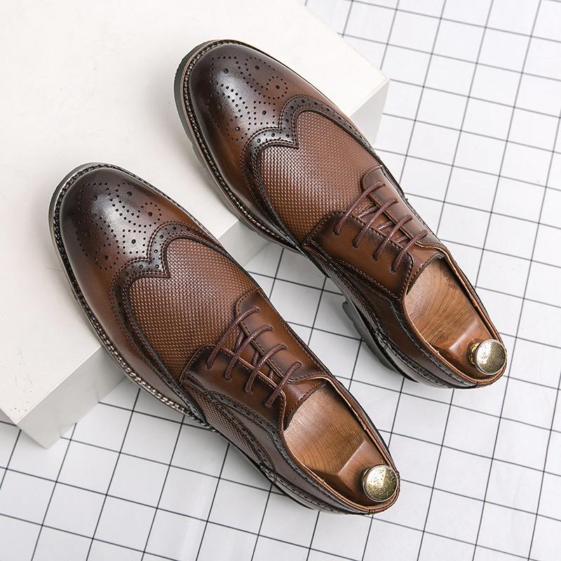 Men s shoes large size summer new casual leather shoes fashionable breathable business dress shoes trendy gentleman style wedding shoes 46
Men s shoes large size summer new casual leather shoes fashionable breathable business dress shoes trendy gentleman style wedding shoes 46
