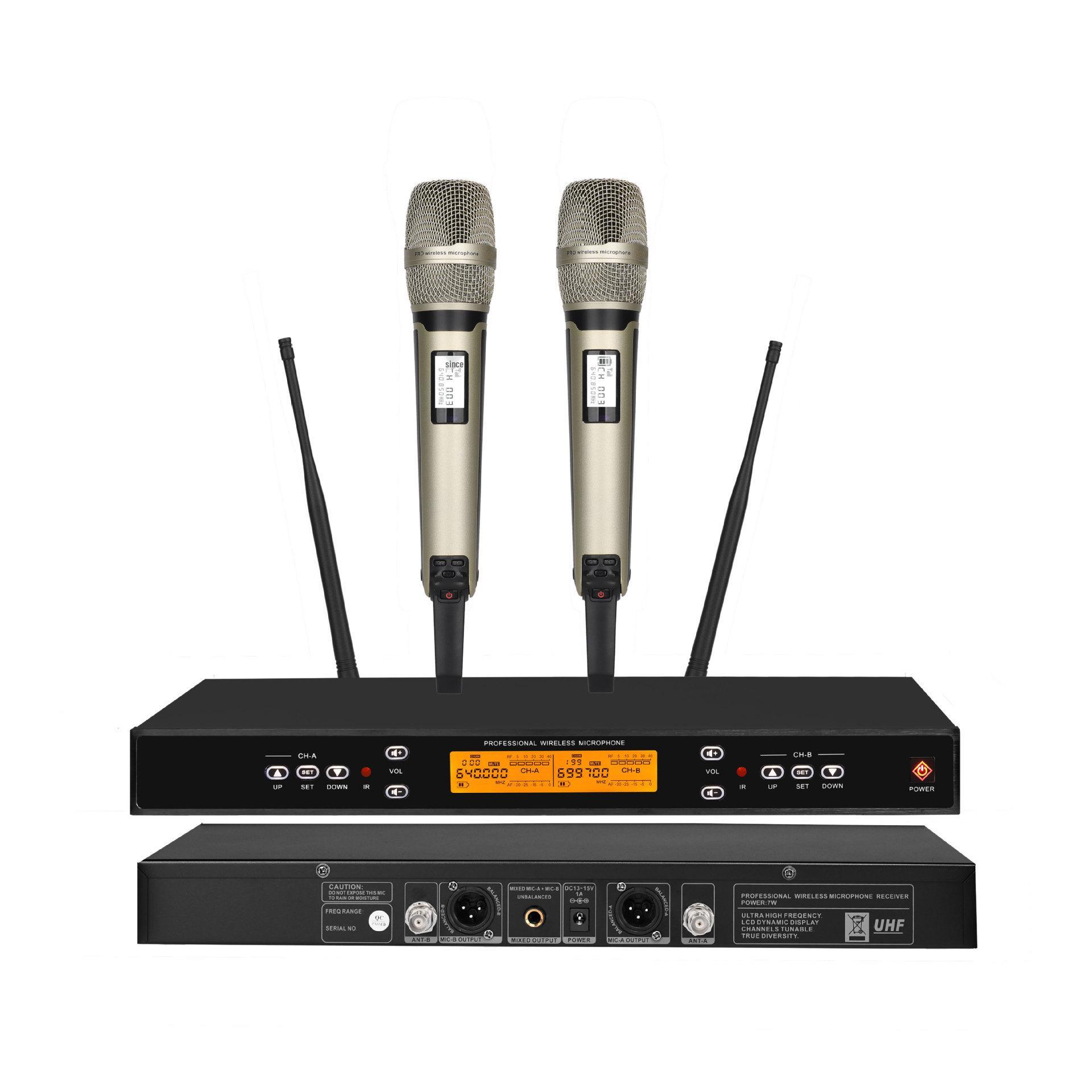 U-Band Infrared Wireless Lavalier & Headset Dual Microphone for Stage & Conference. EU Plug
U-Band Infrared Wireless Lavalier & Headset Dual Microphone for Stage & Conference. EU Plug