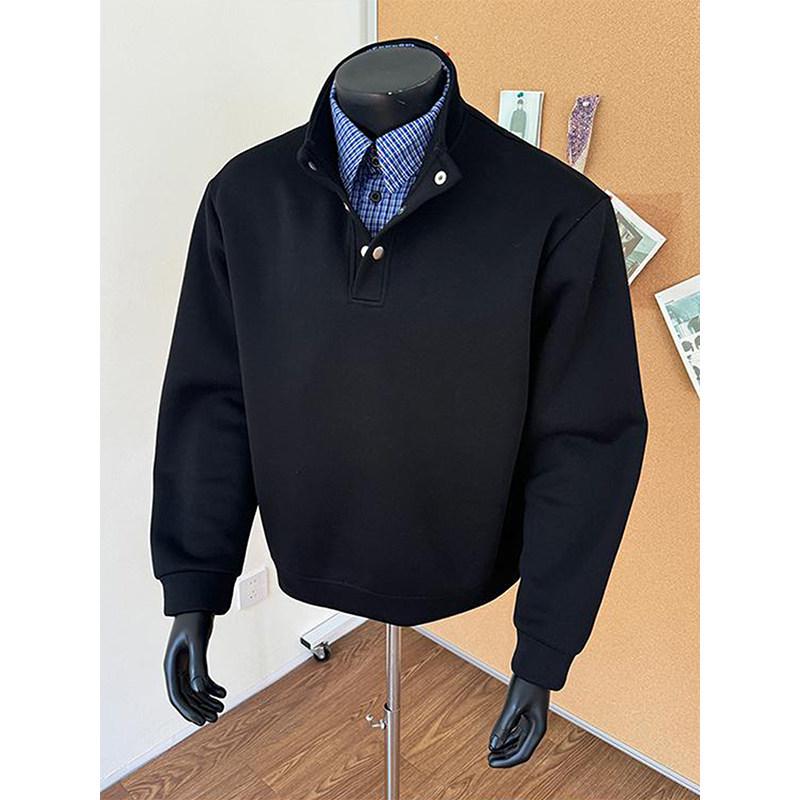 Yapi Men s Stand-Up Collar Pullover Hoodie - Grey Two-Piece Polo Style with Long Sleeves for Autumn, Trendy American Brand L чорний
Yapi Men s Stand-Up Collar Pullover Hoodie - Grey Two-Piece Polo Style with Long Sleeves for Autumn, Trendy American Brand L чорний