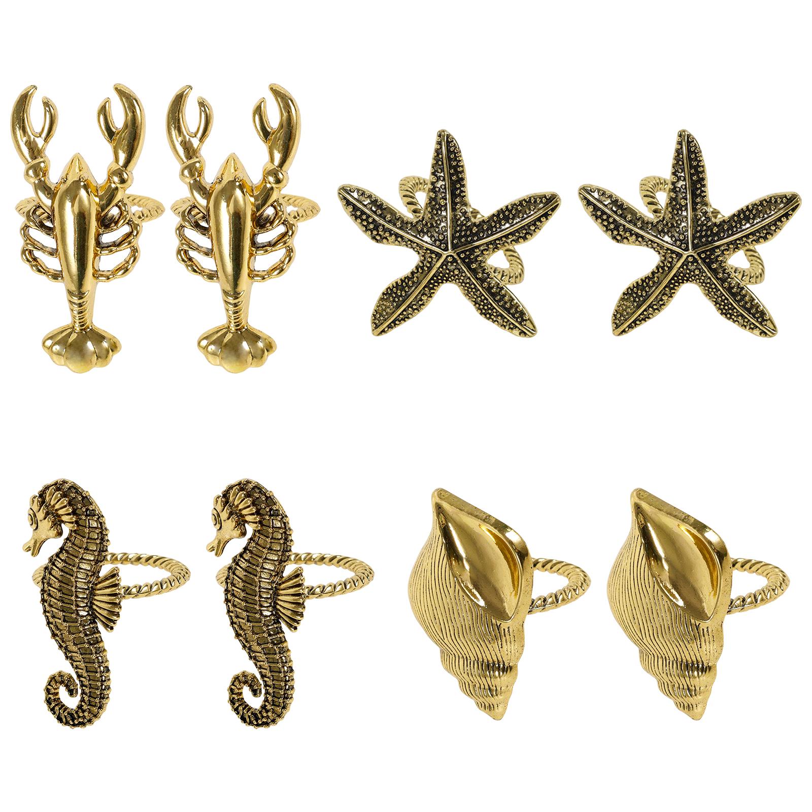 8 шт. Кольцо для салфеток Сплав Держатель для салфеток Креативное кольцо для салфеток Держатель для салфеток Украшение для свадебного ужина Вечеринка в морской тематике Декор
8 шт. Кольцо для салфеток Сплав Держатель для салфеток Креативное кольцо для салфеток Держатель для салфеток Украшение для свадебного ужина Вечеринка в морской тематике Декор