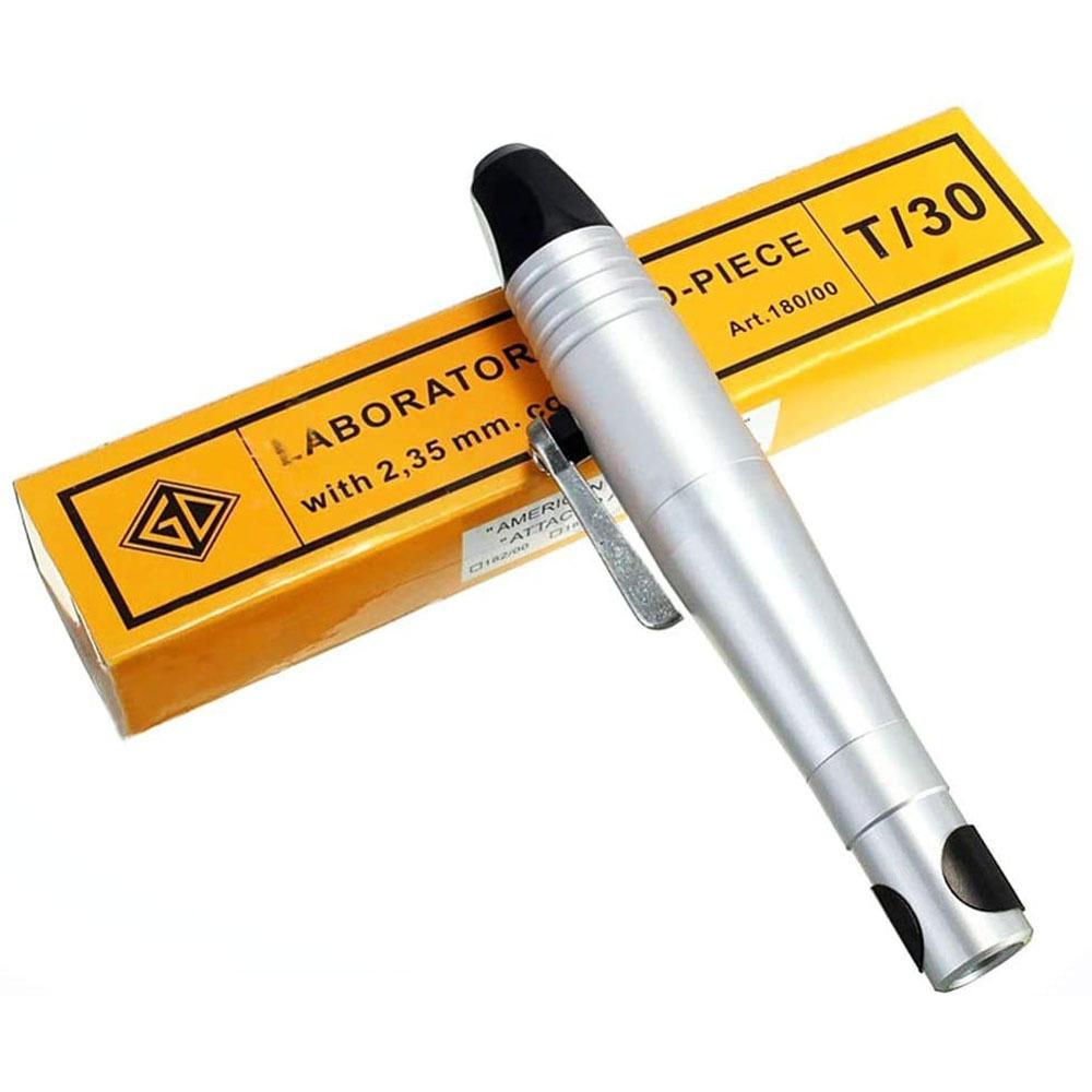 T/30 Laboratory Hand-piece Rotary Polishing Handle With 2.35mm Collet Jewelry Engraving Tool Polishing Accessories Handle T/30
T/30 Laboratory Hand-piece Rotary Polishing Handle With 2.35mm Collet Jewelry Engraving Tool Polishing Accessories Handle T/30