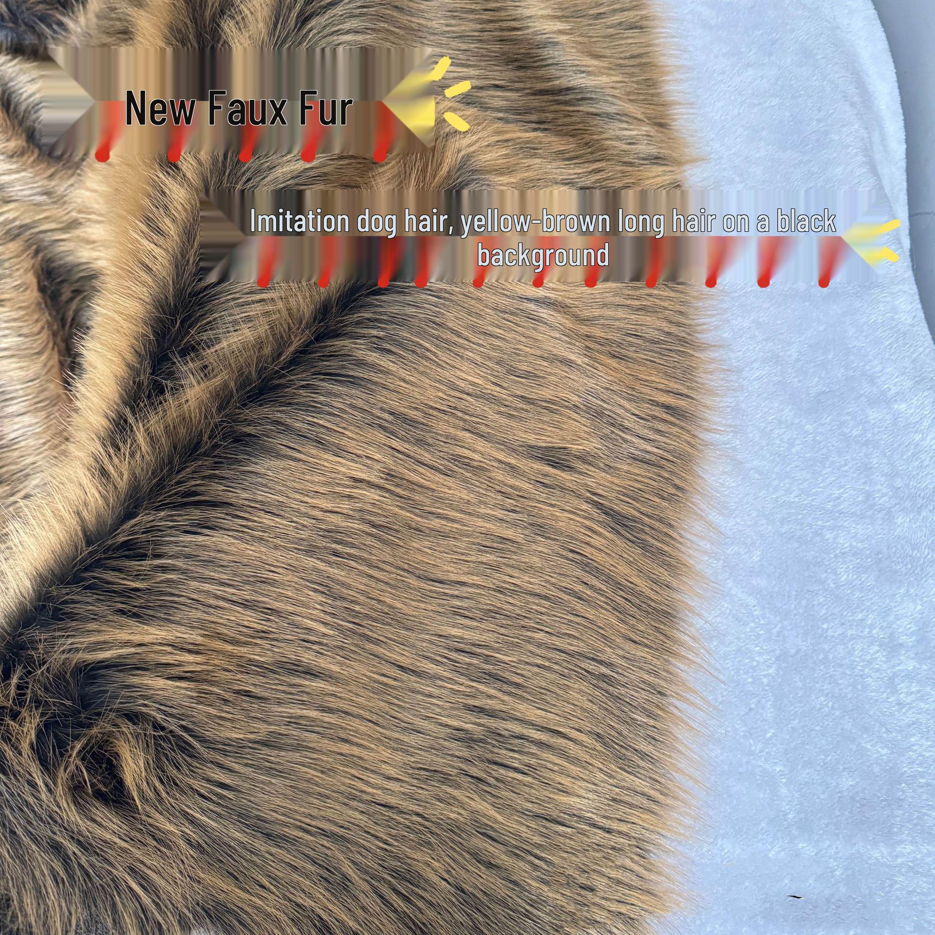 70cm Dyed Tip Imitation Dog Fur Plush Fabric for Handmade Animal Costume Tail Cosplay DIY.
70cm Dyed Tip Imitation Dog Fur Plush Fabric for Handmade Animal Costume Tail Cosplay DIY.